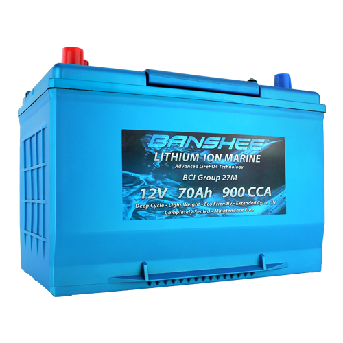 Lithium Deep Cycle Marine Battery Group 27
