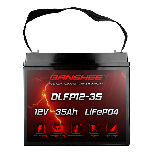 ML35-12 - 12 Volt 35 AH Lithium Battery- Banshee Brand Product