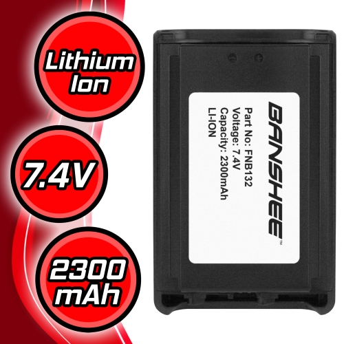 2300mAh Li-ion Replacement Battery for FNB-V131LIA Vertex Radio VX-230 VX-231 VX-234 VX-228