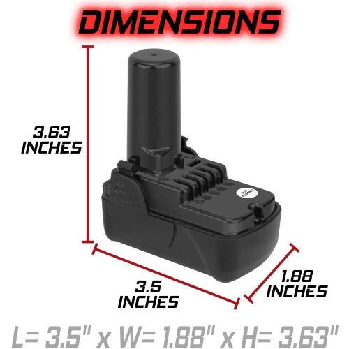 10.8 Volt BCL1015 For HItachi Battery for DB10DL UB10DL DS10DFL 32937 Tools - 2PACK