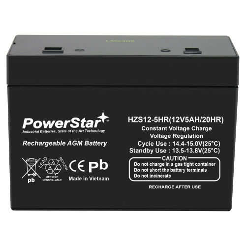 PowerStar RBC21 APC RBC21 Replacement Battery for APC BackUPS BF250 BF280 BF350 1