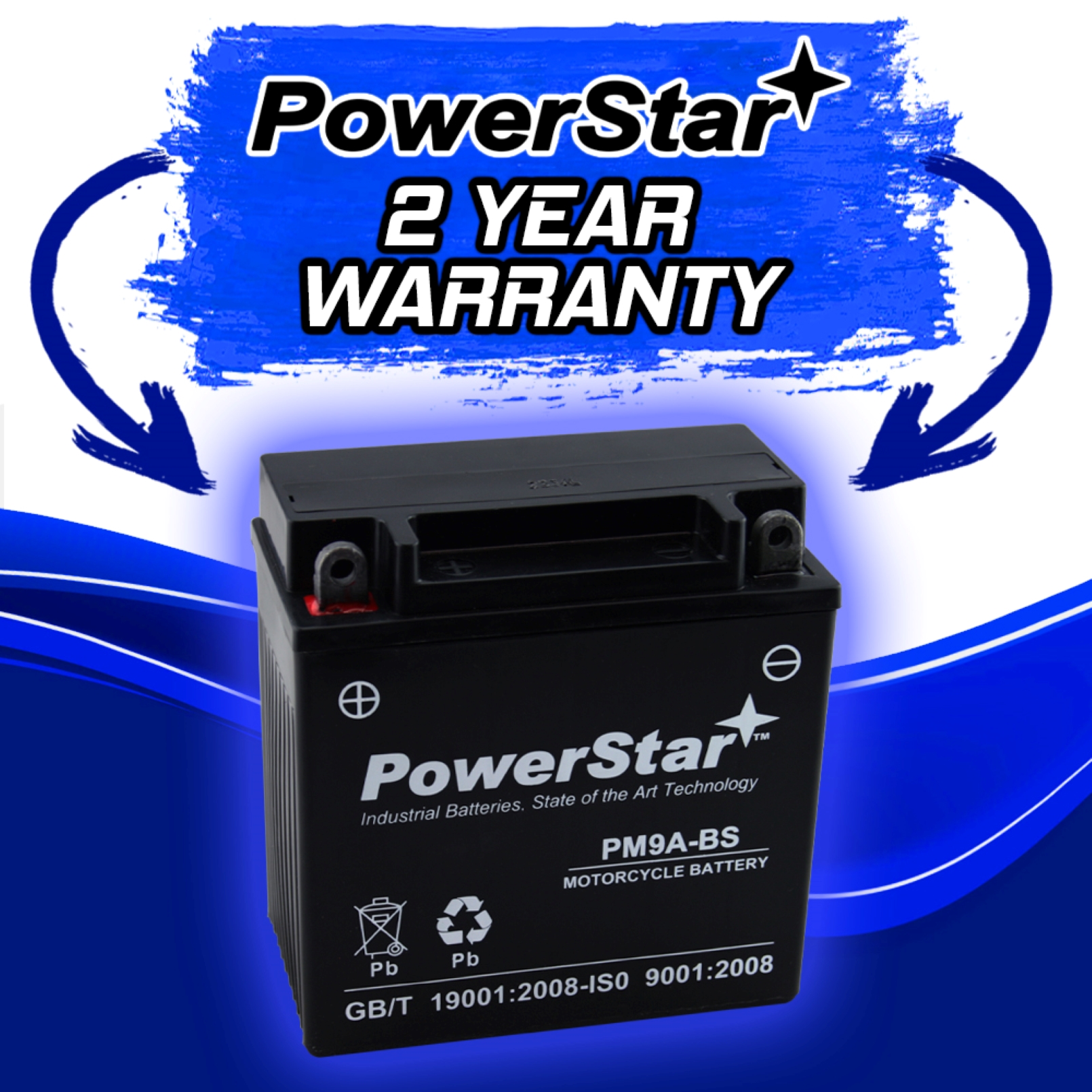 9A-BS PowerStar SLA AGM Battery