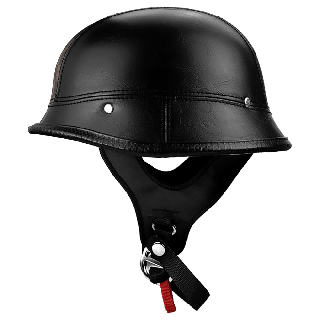 low profile german half helmet