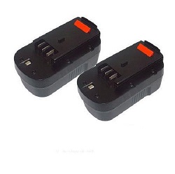 2 x 18V 3.0AH Ni-MH Battery for Black & Decker Firestorm 18 Volt Cordless  Drill