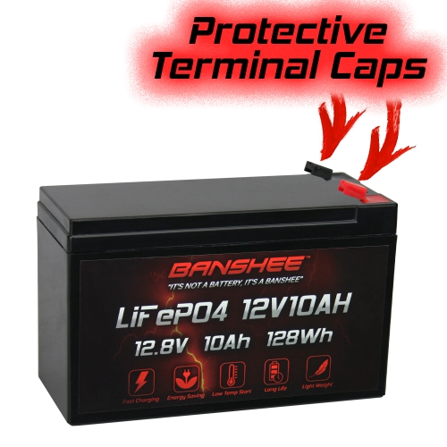 Banshee 12V 10Ah Lithium Battery Rechargeable LiFePO4 3000 Deep Cycle