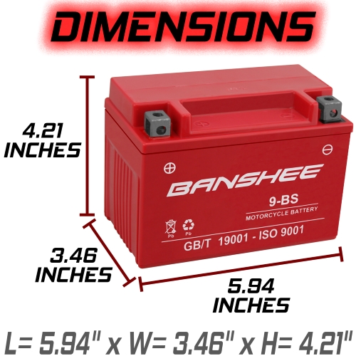 2005 - 2004 Kawasaki Z750 Motorcycle Battery 4