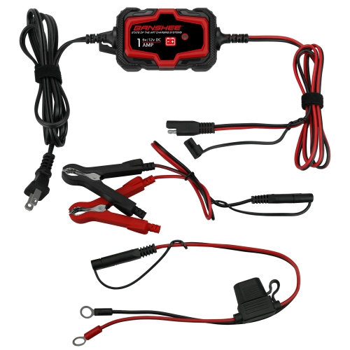 Banshee 6V/12V Car & Motorcycle Battery Smart Charger