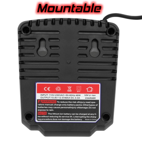 Banshee Charger Compatible with Milwaukee Milwaukee M12 XC 48-11-2401, 48-11-2402, 48-11-2420, 48-11-2430, 48-11-2440, 48-11-2460, 48-11-2411, 48-11-2412 Power Tool Batteries