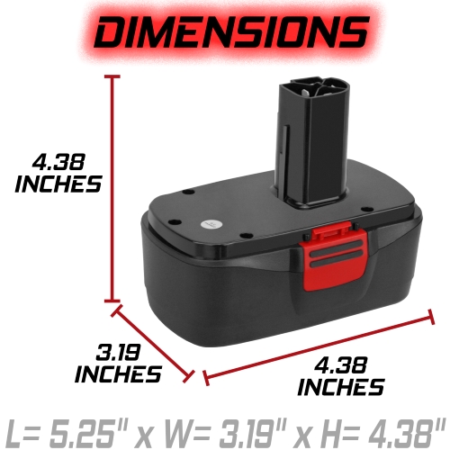 Craftsman 19.2v, 11375,1323903, Powertol Battery 6