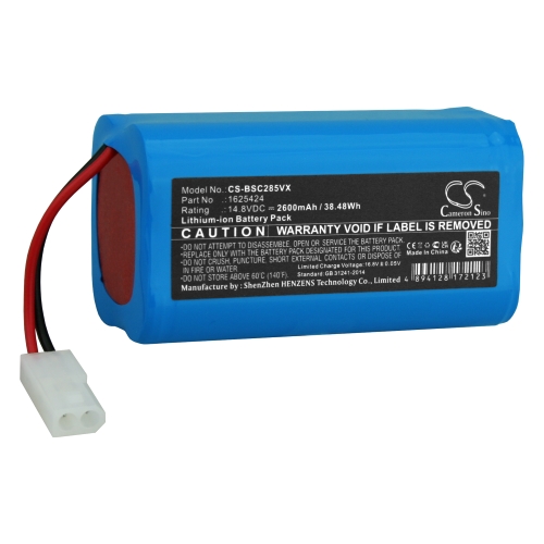 Banshee Battery Replacement for 1618526, 1624434, 1625424, 5345, Z65B155 - Bissell Vacuum Cleaners