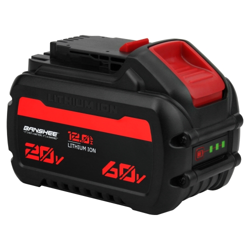 Banshee 12Ah Replacement for Dewalt 20V MAX, 60V MAX, & 120V MAX Powertool Batteries