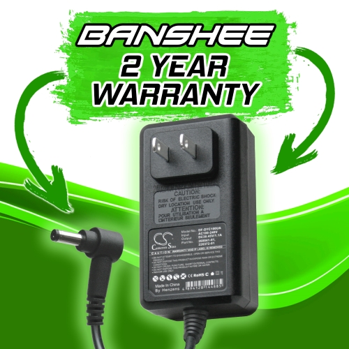 Banshee 30.45V 1.1A Replacement Charger for Dyson V10 Series Cordless Vacuum Cleaner, Power Cord for Dyson V10 Cyclone, Absolute, Animal, Total Clean (260041-01, 226372-01, 226364-01, 242441-01)