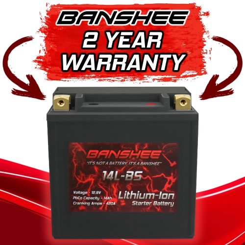 Lithium YTX14L-BS Motorcycle Battery