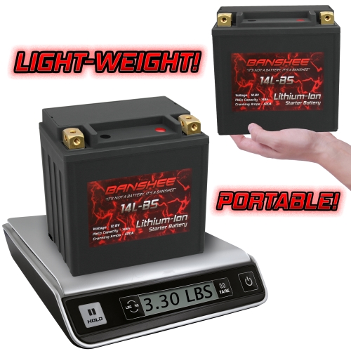 Lithium YTX14L-BS Motorcycle Battery