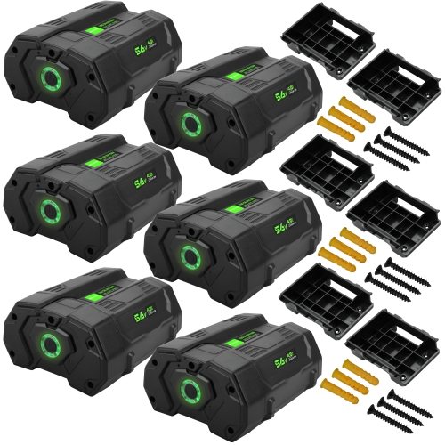 6 Pack Banshee Battery Compatible With All EGO 56V Power+ Tools and Chargers