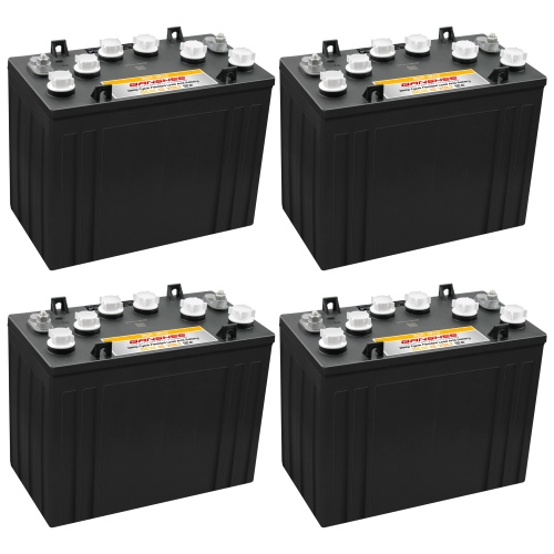 4 Pack (48V Combo) of Banshee Heavy Duty 12V Flooded Lead Acid Batteries, Replaces Trojan T1275