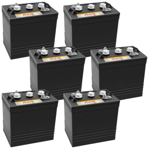 6 Pack (36V Combo) of Banshee Heavy Duty 6V Flooded Lead Acid Batteries, Replaces Trojan T105, T125, T145, T605