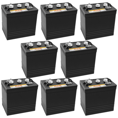 8 Pack (48V Combo) of Banshee Heavy Duty 6V Flooded Lead Acid Batteries, Replaces Trojan T105, T125, T145, T605