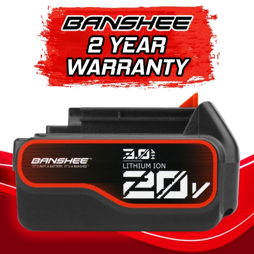 3Ah Banshee Replacement Battery for All Black & Decker 20V Max & Porter Cable 20V Max Power Tools