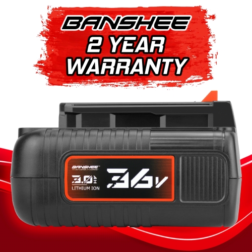 3.0Ah Battery For Black and Decker 40 Volt Max Lithium Ion LBXR36 LBX2040 LSW36