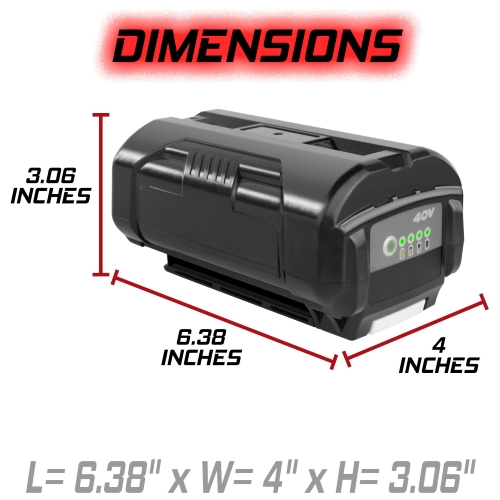 For Ryobi 40V Lithium-Ion 3.0 AH Extended Capacity Battery OP40261 OP4026 OP4015