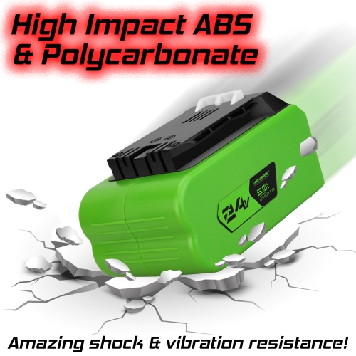 48V Combo - 2 Pack of 24V 5Ah Lithium Replacement Batteries For All Greenworks 24V & 48V (2x24V) Tools