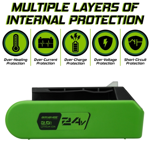 Lithium Replacement Battery For All Greenworks 24V & 48V (2x24V) Tools