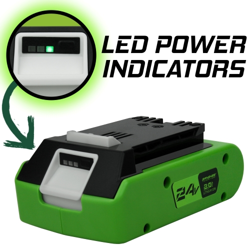 Lithium Replacement Battery For All Greenworks 24V & 48V (2x24V) Tools