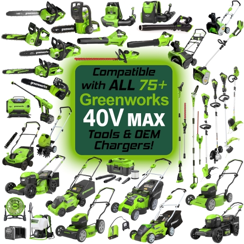 5Ah Banshee Replacement Battery for All Greenworks 40V Max Power Tools