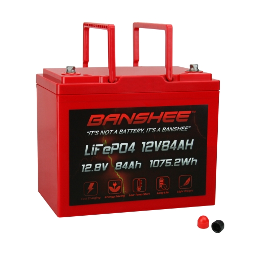 Banshee 12V 84Ah Lithium Battery Rechargeable LiFePO4 3000 Deep Cycle