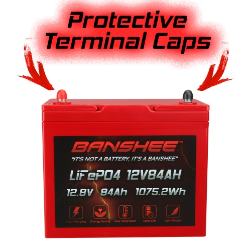 Banshee 12V 84Ah Lithium Battery Rechargeable LiFePO4 3000 Deep Cycle