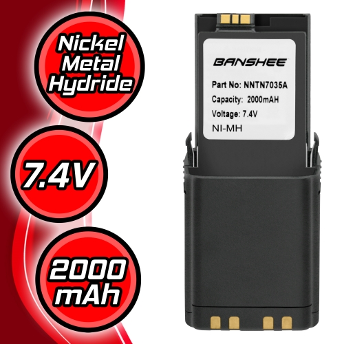 NNTN7035 NIMH Battery Compatible with SRX2200 APX6000 APX7000 APX8000 Impres