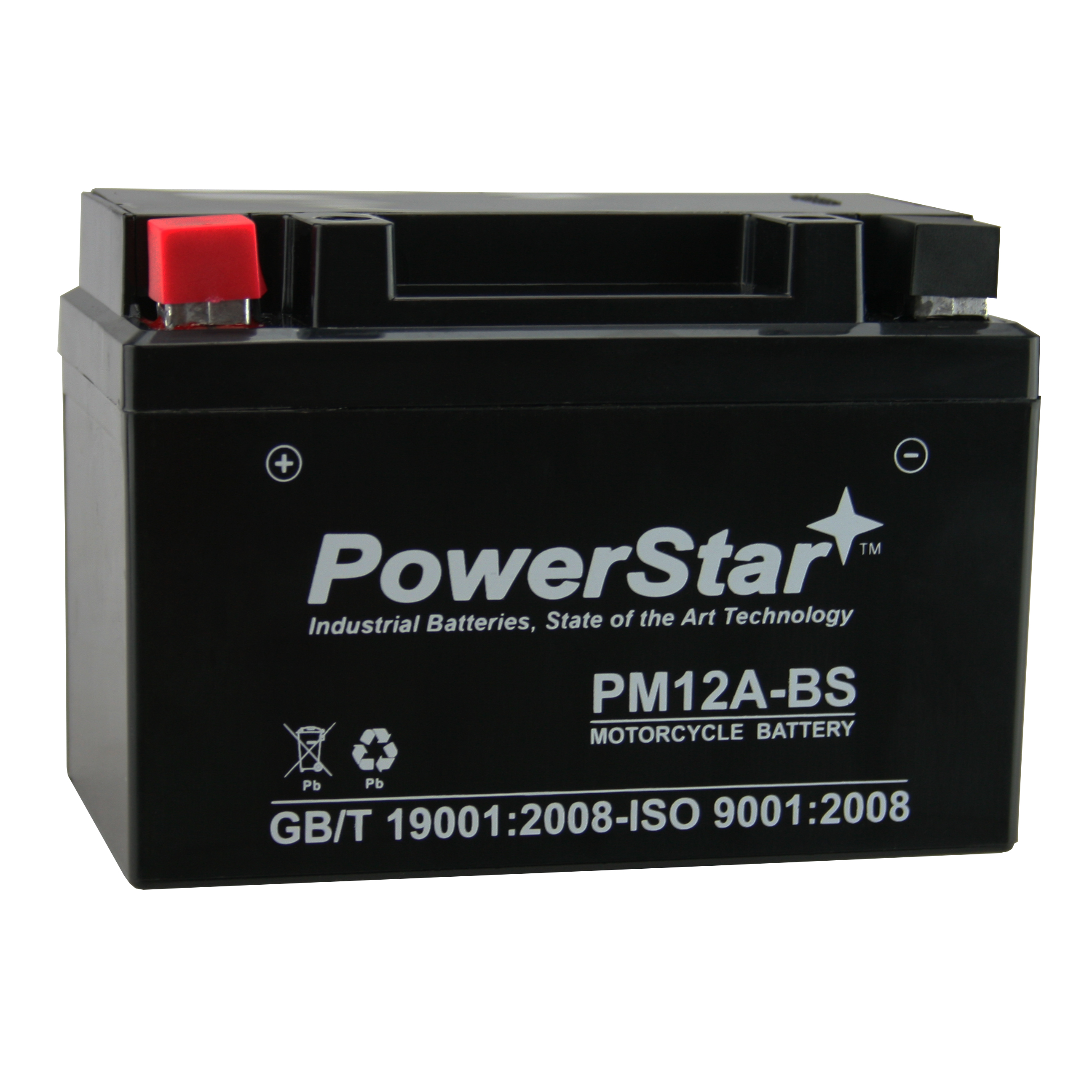 12A-BS PowerStar SLA AGM Battery 3