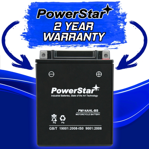 High Performance 12V SMF Battery Replacement YTX14AHL-BS Maintenance Free