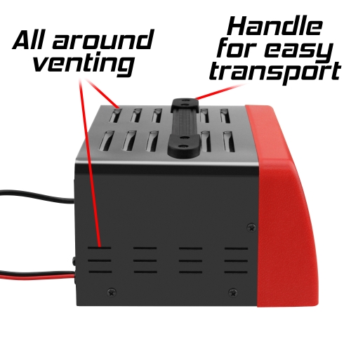 12V battery charger with 2amp slow charger - 12 Amp Fast Charger 4