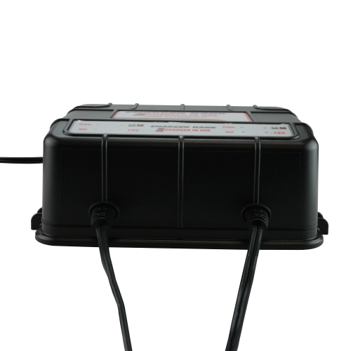 Versatile 2-Bank Battery Charger - 6V & 12V, AGM/SLA, 5A - Optimal Charging Performance